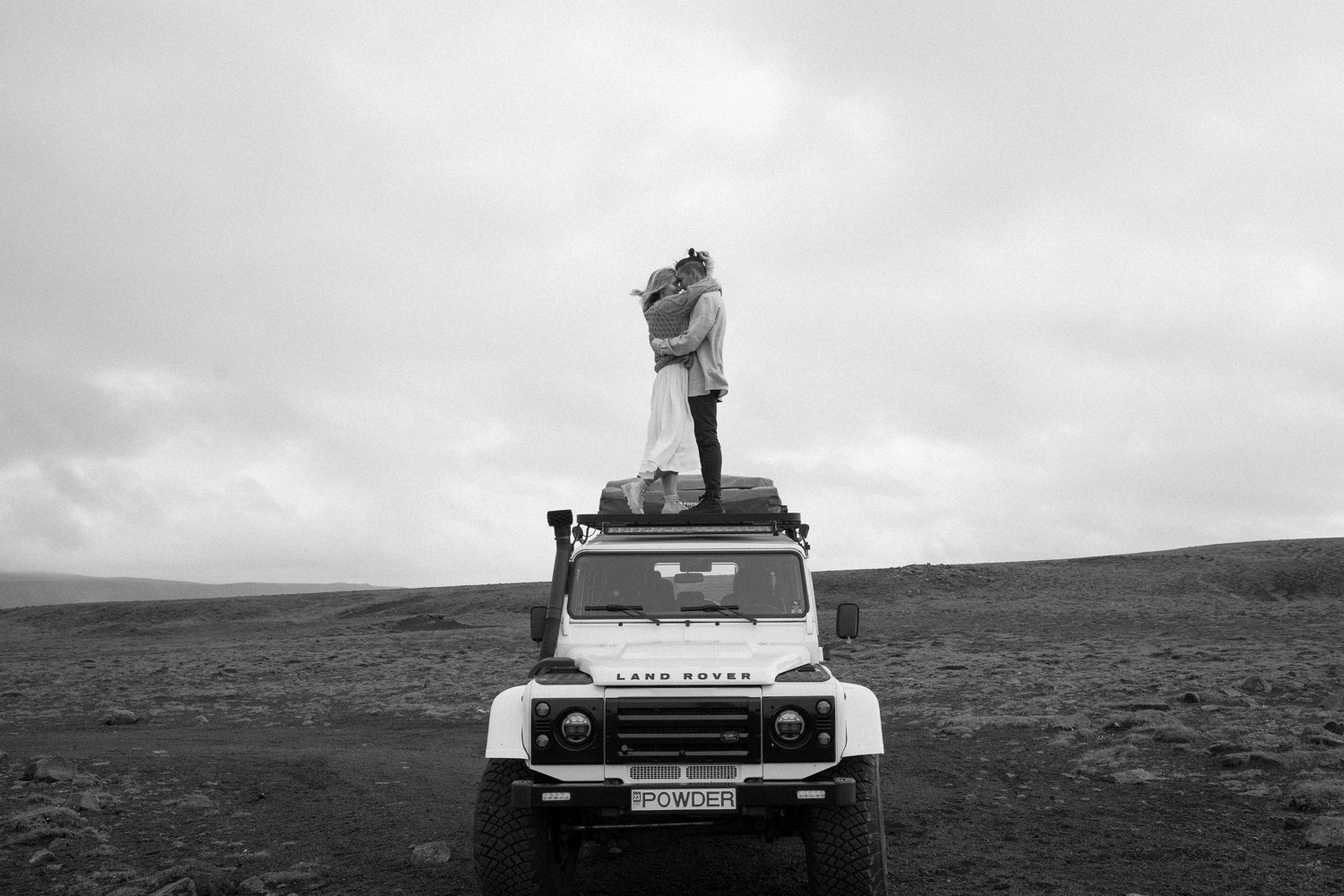 Cliffside Iceland Engagement